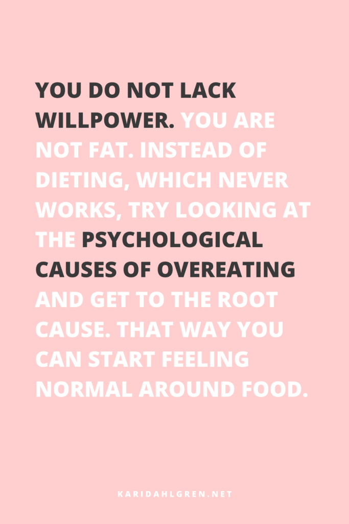 You actually already have the willpower to lose weight, you just need to redirect it to actually make an impact.
