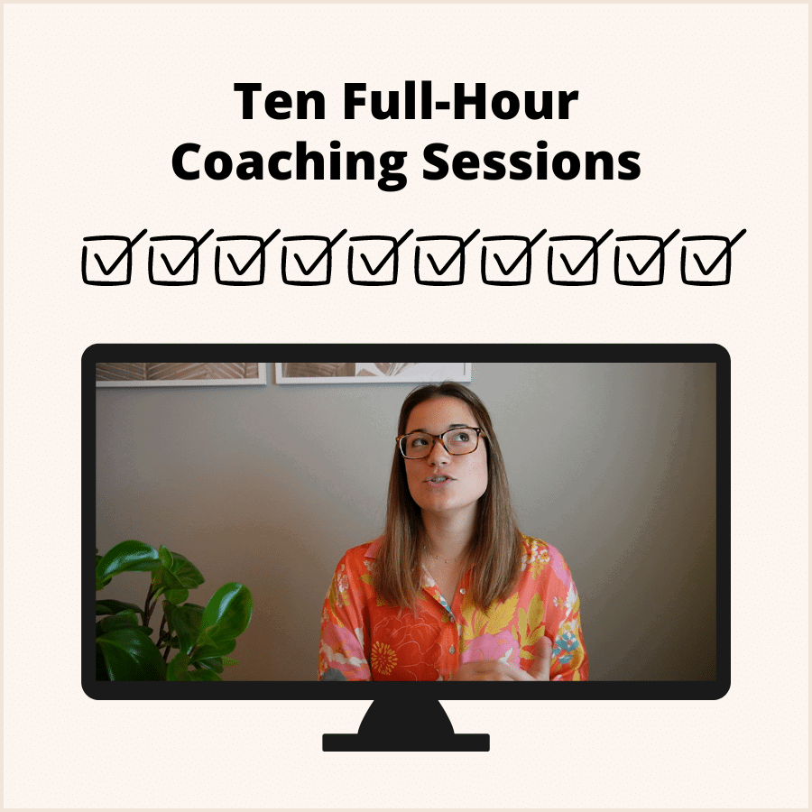Coaching, "10 Pack"—Ten Full-Hour Sessions