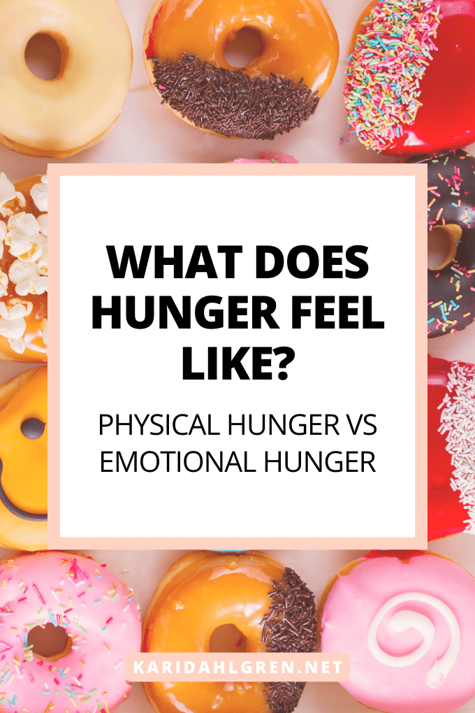 what does hunger feel like? physical hunger vs emotional hunger