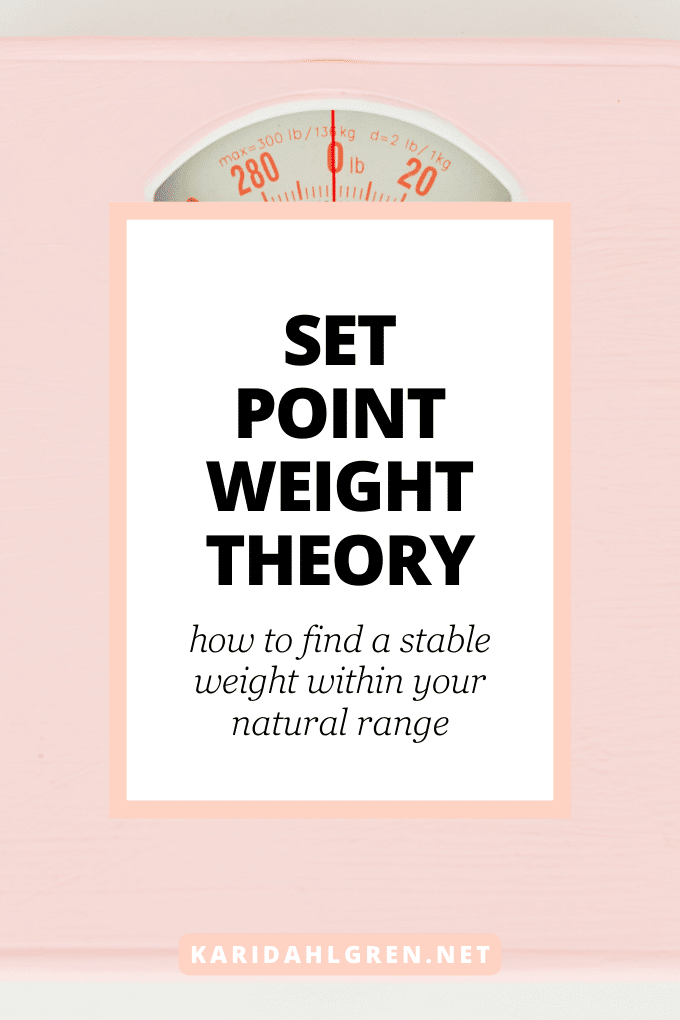 set point weight: how to find a stable weight within your natural range
