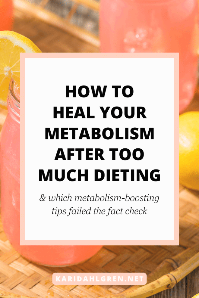 How to Fix a Damaged Metabolism After Dieting & Restricting